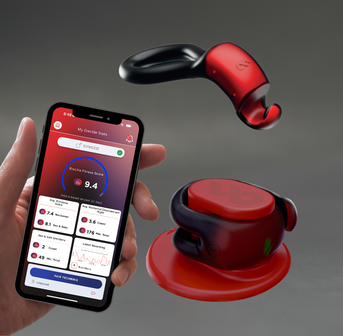 TechRing The Best Cock Ring is an Erection Tracker: FirmTech Tech Ring